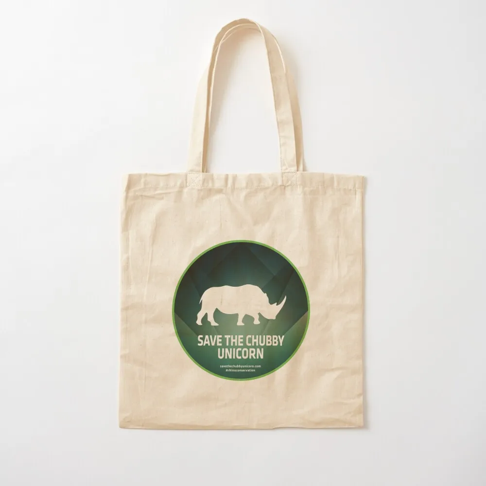 

Save The Chubby Unicorn at Dawn Tote Bag canvas tote bags woman 2025 custom canvas bag Reusable bags