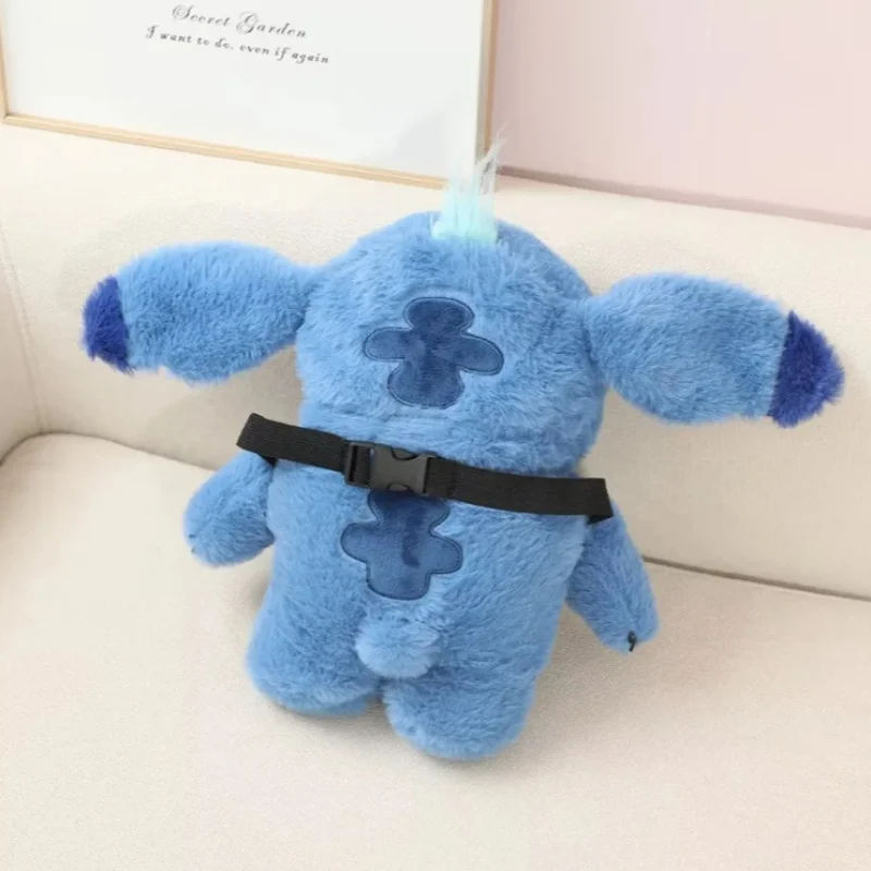 Anime Lovely farcito peluche Stitch Cute Stitch Tissue Cover scatole di fazzoletti per auto sedile posteriore appeso scatola di fazzoletti custodia in peluche