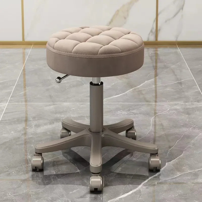 Aesthetic Barber Chairs Professional Portable Rotating Beauty Salon Styling Wheels Cadeira Barber Equipment