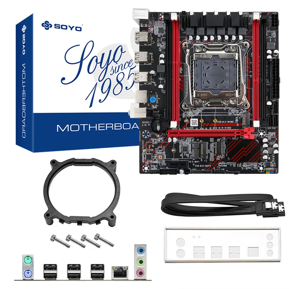 SOYO X99 D3 ゲーミングマザーボードセットインテル LGA2011-3 E5 2676