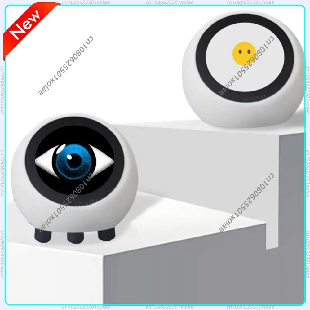 

AI Voice Chat Robot 1.28In LCD Screen Smart Desktop Robot Multi-Function Mini Robot Tabletop Ornaments for Home Office School