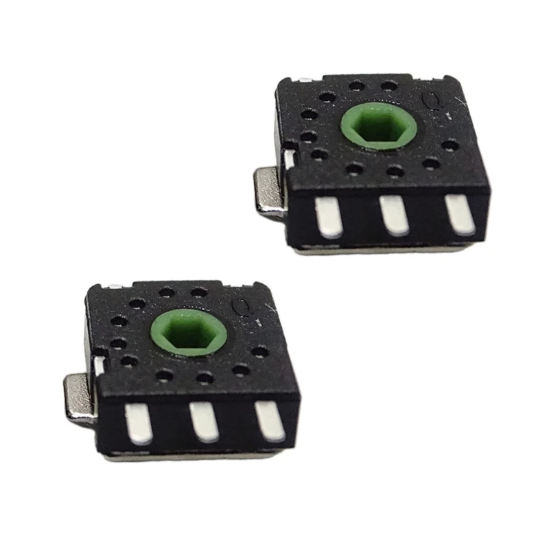 2Pcs TTC Green Cores Encoders Decoders for ROGGladiusIII MambaElite Mouse Wheel
