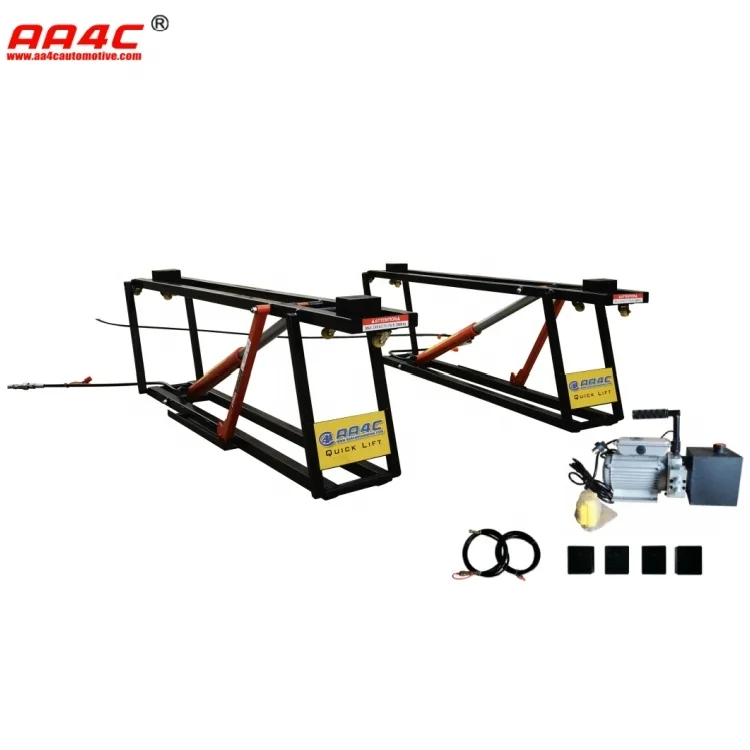 AA4C QUICK LIFT Portable Hydraulic Car Lift For Car Washing Outdoor Vehicle Rescue