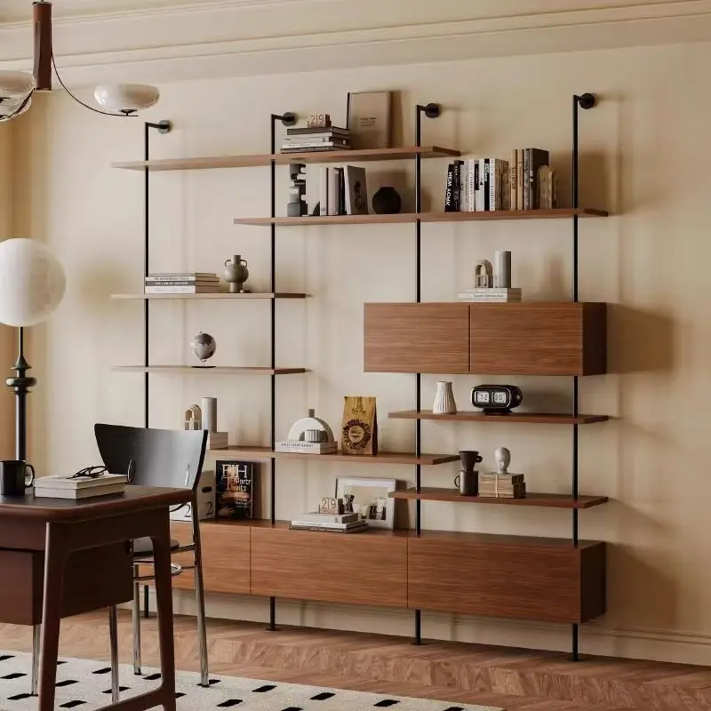 Shelves, living room floor display shelves, multi-layer storage shelves