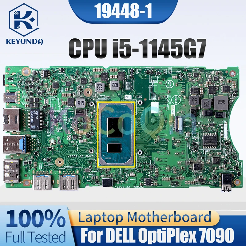 

19448-1 For DELL OptiPlex 7090 Notebook Mainboard 05G6P6 i5-1145G7 Laptop Motherboard Full Tested