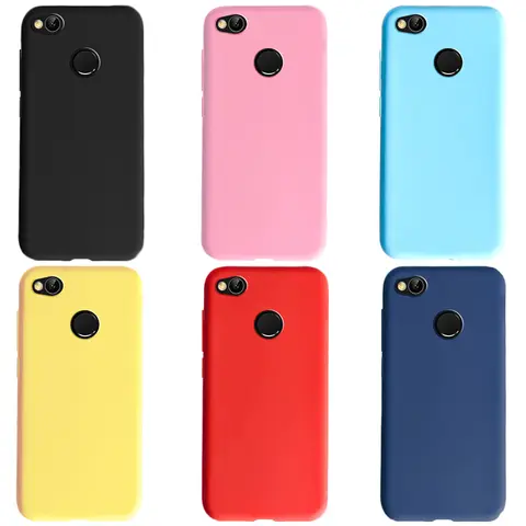 For Xiaomi Redmi 4X Candy Matte Case For Xiaomi Redmi 4X Pro Back Cover Protect Skin Silicon case