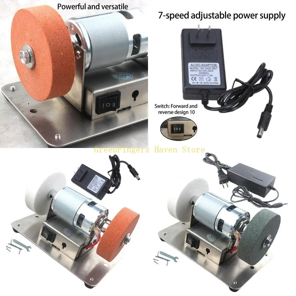 F68D Professional Tabletop Grinder With Double 6000RPM For Crafting Cutter