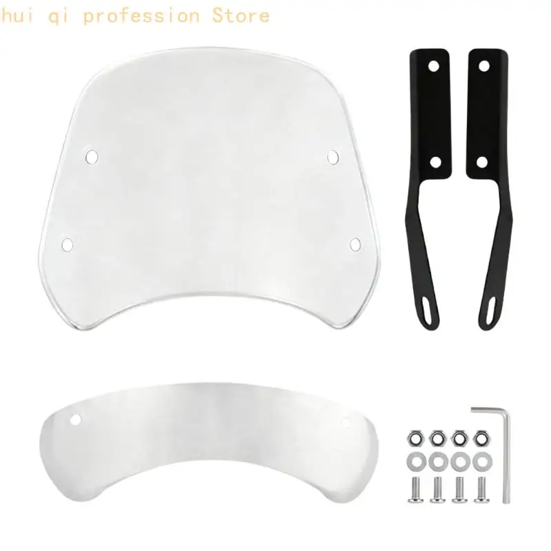 Vierloch-Motorrad-Scheinwerfer-Windschutzscheibe mit Halterung für Modifikation H8WE – Detail 2