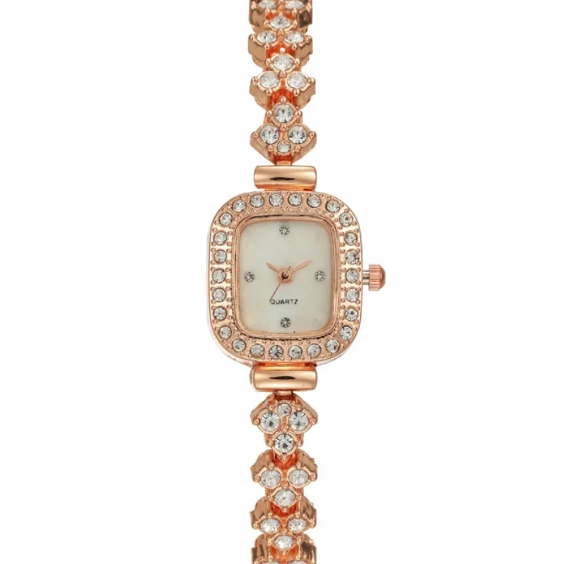 

Женские часы-браслет, часы Relogio Feminino Relógio, модные часы со стразами, квадратный маленький циферблат, стальной ремешок, женские часы, элегантные