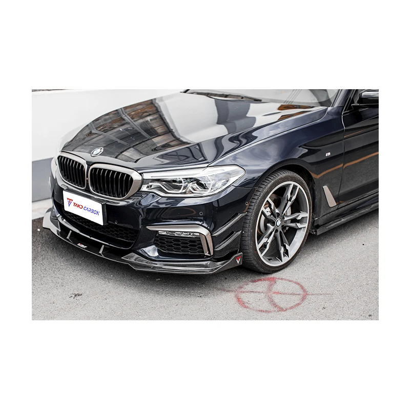 

TAKD Carbon Perfect Fitment Aerodynamic Universal Rear Spoilers Dry Carbon Fiber Bumper Canards for bmws 5 Series(2018-20)