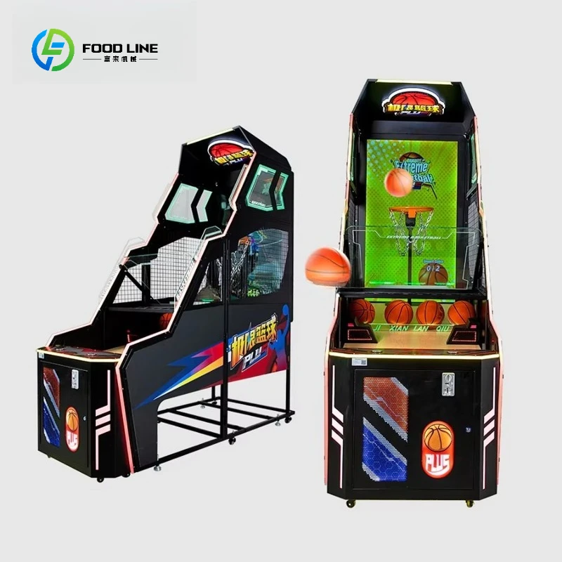 Factory Wholesale Luxury Coin Operated Street Crazy Extreme Hoops Basketball Arcade Game Electronic Amusement Machine Customized