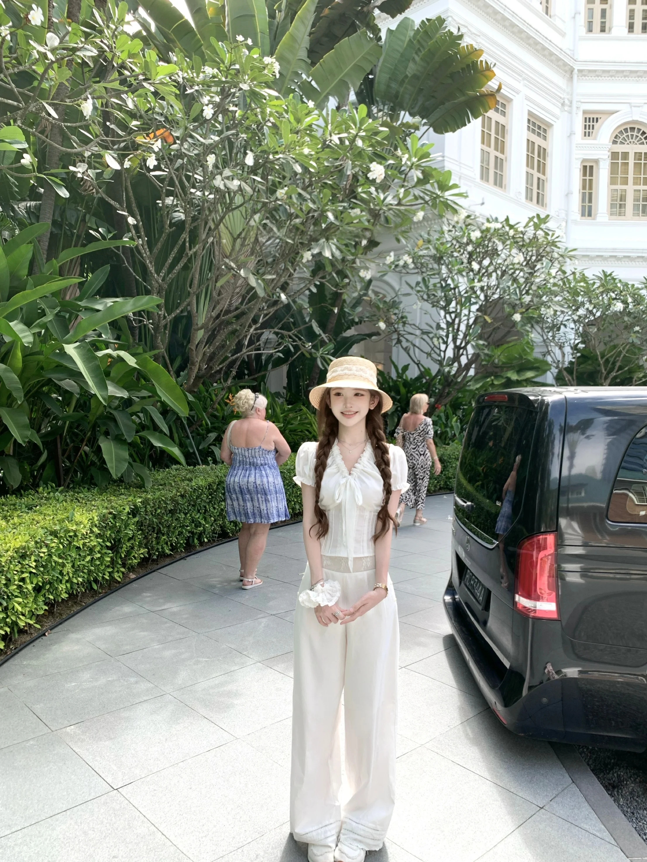 

Комплект: брюки прямого кроя из хлопка и шелка с кружевной отделкой и завязками, весенний модный комплект с блокнотом от Chi an для молодых женщин