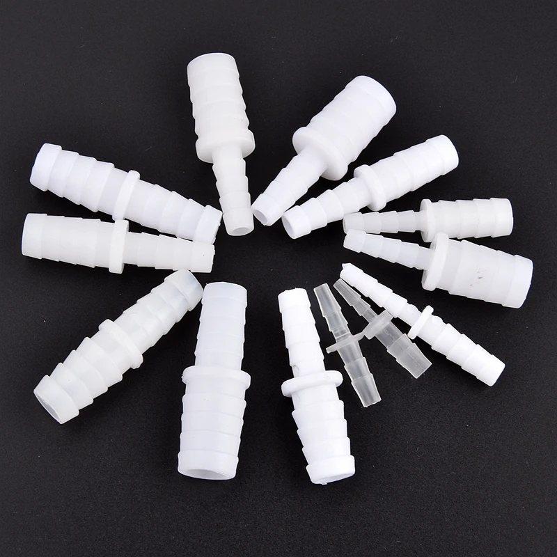 5~100Pcs PE Plastic Pagoda Reducing Direct Connector Aquarium Water Tank Air Pump Adapter Garden Irrigation Hose Joint Fittings