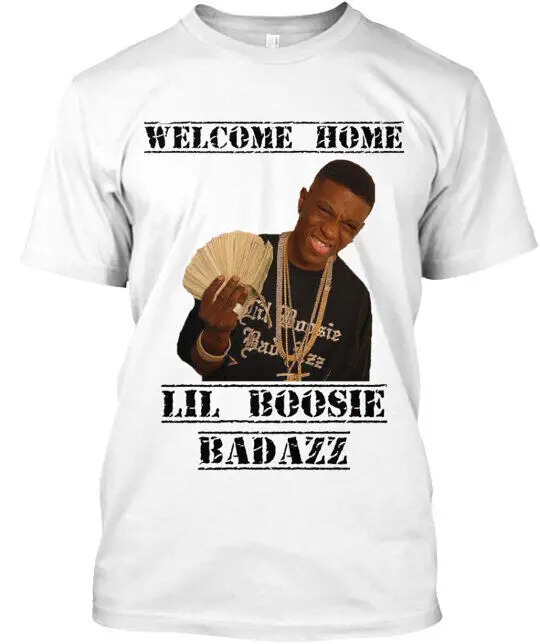 BOOSIE Tee T-Shirt Made in the USA Anime Pattern Clothing Cotton Short SleeveLuxury vintage oversized