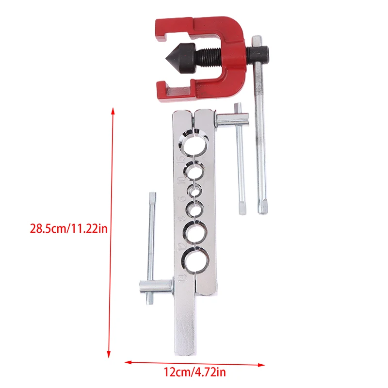 Imagem -06 - Cortador de Tubo Flaring Tool Kit Expansor de Tubo Expansão Mouthparts Dispositivo Alargador de Cortador de Tubulação Ferramentas de Cobre Tubo Flaring