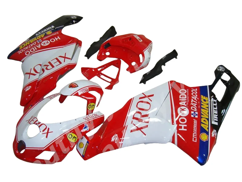 Motorcycle fairing fits Ducati 749 05 06 999 2005 2006 fairing red white Black motorcycle housing 2005 2006