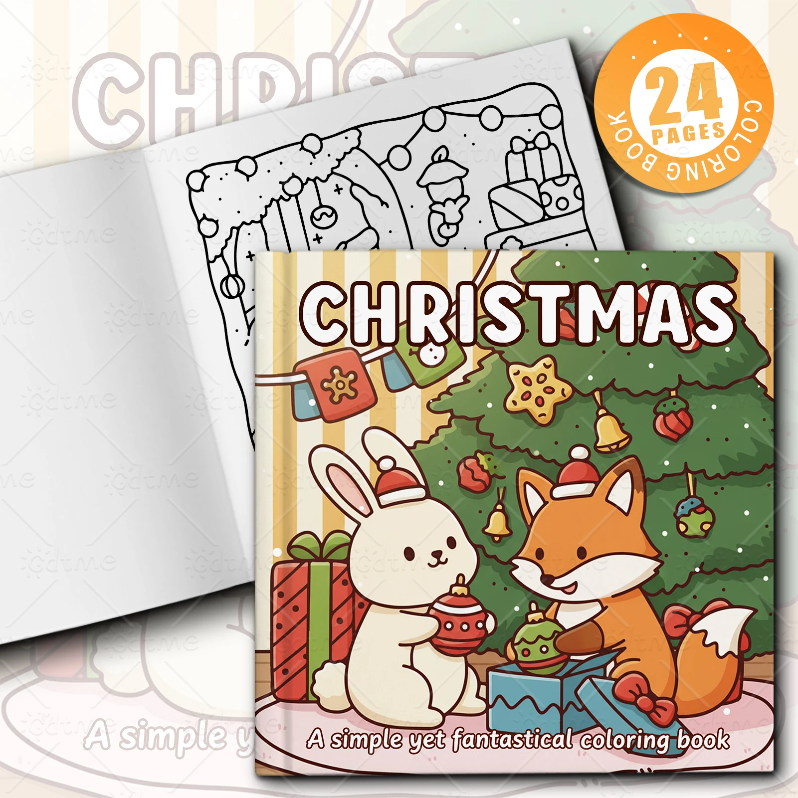Christmas Cozy Fantastical Holiday Coloring Book for Adult Anti Anxiety Stress Relief Art Activity Book Perfect Gift Relaxation