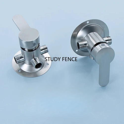 Grifo montado en superficie de acero inoxidable 304, grifo con interruptor de cabezal de ducha, calibre cuarto, accesorios de baño, 1 ud.