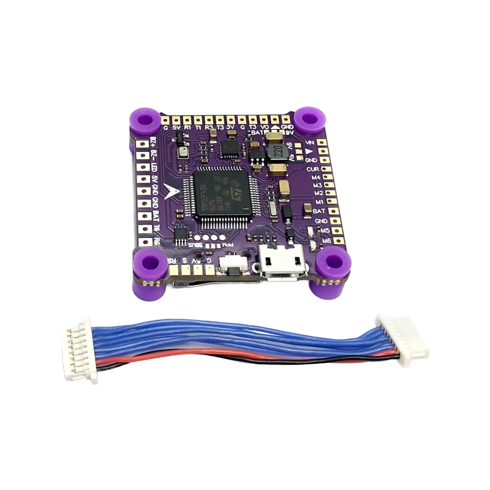 Electronic Flights Controller Stack F405 50A Compact Design for Long Range FPV Drone Chassis Assembly