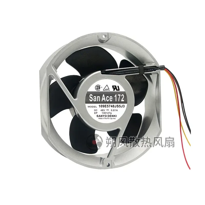 for San Ace 172 48V 0.61A 109E5748JS5J3 Cooling Fan for Cabinet Server Computer Case High Airflow Silent DC Blower