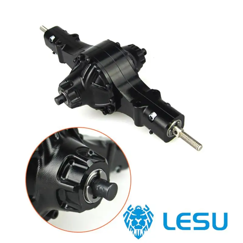 

LESU Metal Rear Axle 1/14 Tamiyay Model RC Tractor Truck DIY Car Part Q9022 Outdoor Toys TH02071