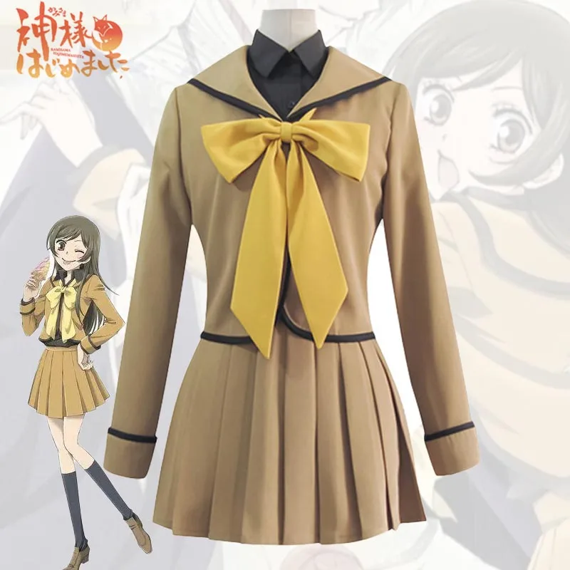 Momozono Nanami Anime Kamisama Love Cosplay Costume School Uniform JK Sailor Suit Adult Women Girl Halloween Character Outfits