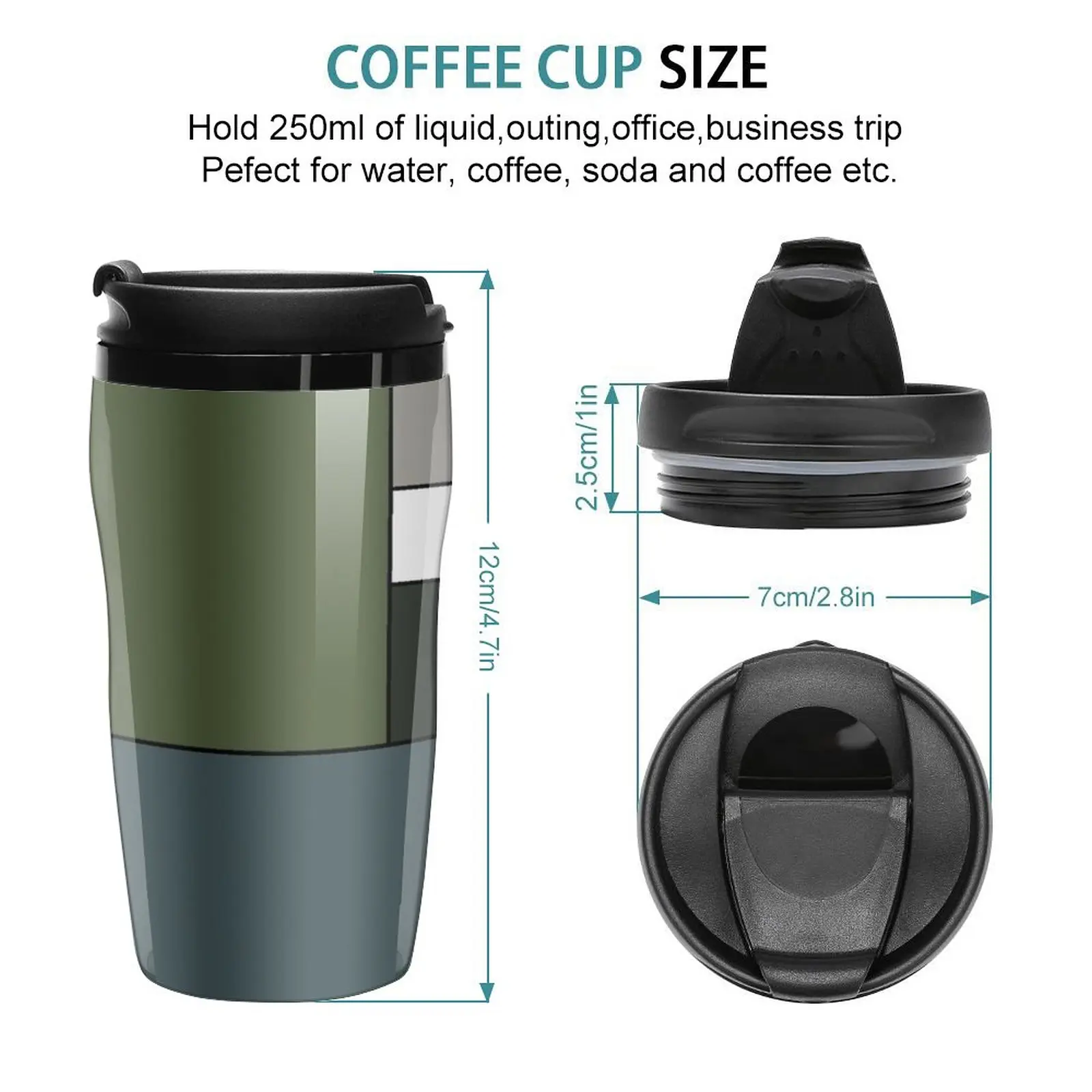 New Golden Ratio Travel Coffee Mug Cups And Mugs Paper Cups For Coffee Cofee Cup