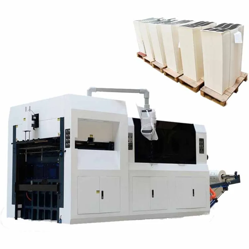 Full Automatic Operation Paper Roll Die Cutting Machine Hydraulic Rotary Die Cutting Machine Die Cut Aluminum Foil Paper Cup