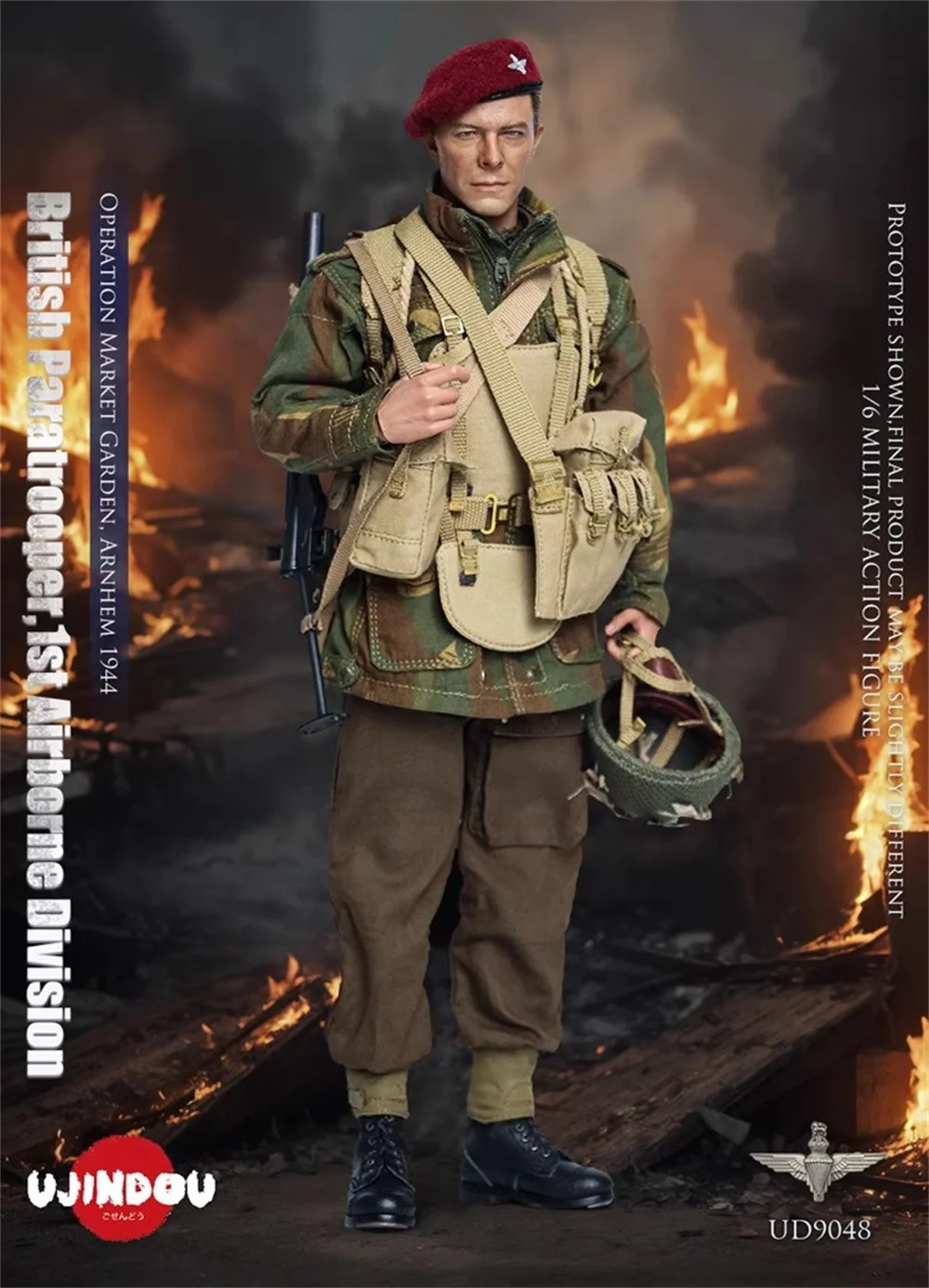 1/6 UJINDOU UD9048 The British Soldier Doll Operation Unit Garden 1944 Full Set Moveable Action Figure For Fans Collect