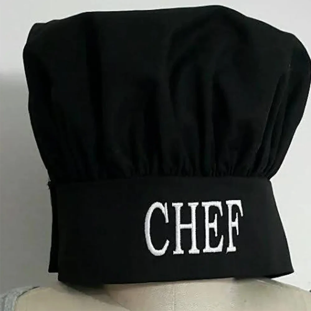 ส่วนบุคคล Chef Kitchen หมวก Unisex ผู้ชายผู้หญิง Chef Waiter Uniform Cap Custom ชื่อทำอาหาร BBQ Grill ร้านอาหาร Cook หมวกทำงาน