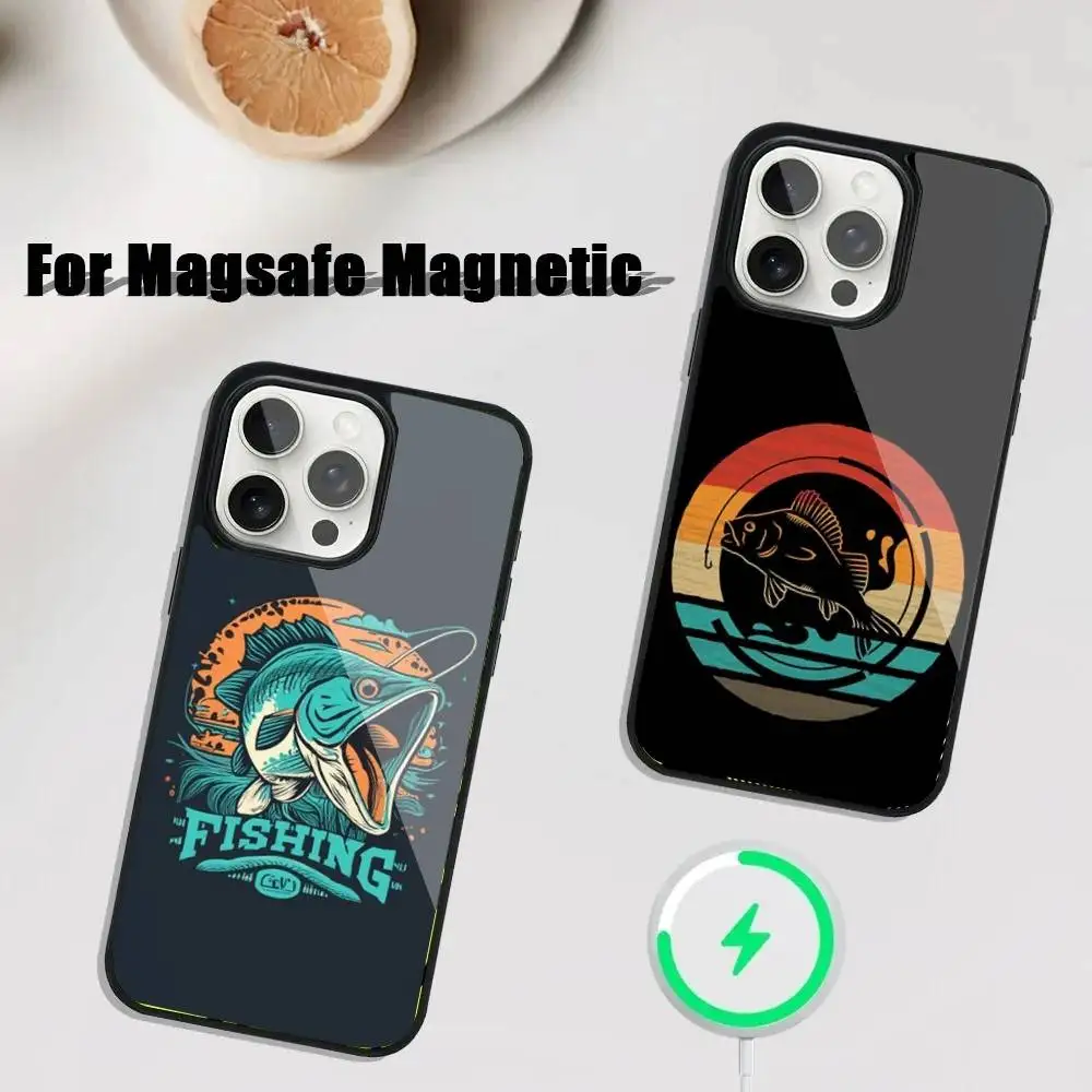 

N-Nash Fishing Cool Phone Case For iPhone 16,15,14,13,12,11,Plus,Pro,Max Mini Magsafe Magnetic Wireless Charging