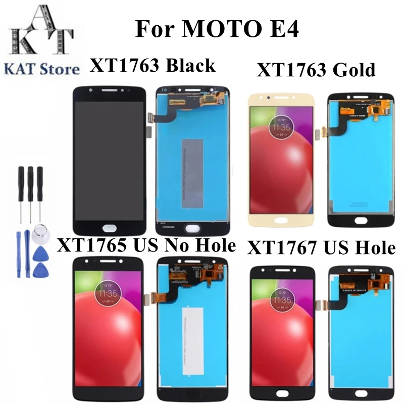 LCD Display Touch Screen For Motorola Moto E4 XT1763 XT1764 XT1765 XT1766 XT1767 XT1768 LCD Digitizer Assembly Without Frame