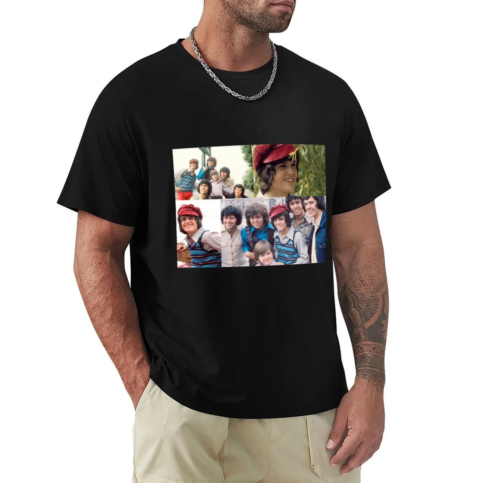 The Osmonds, Alan, wayne, Jay, Jimmy, Merrill, Wayne, Donny T-Shirt Basic Solid Tee for Daily Use