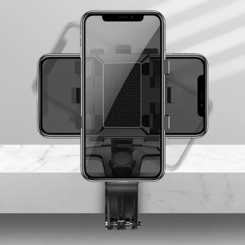 62ka Авто приборной камеры задних видов зеркало зеркало держатель телефона 360 ° Поверните GPS -кронштейн