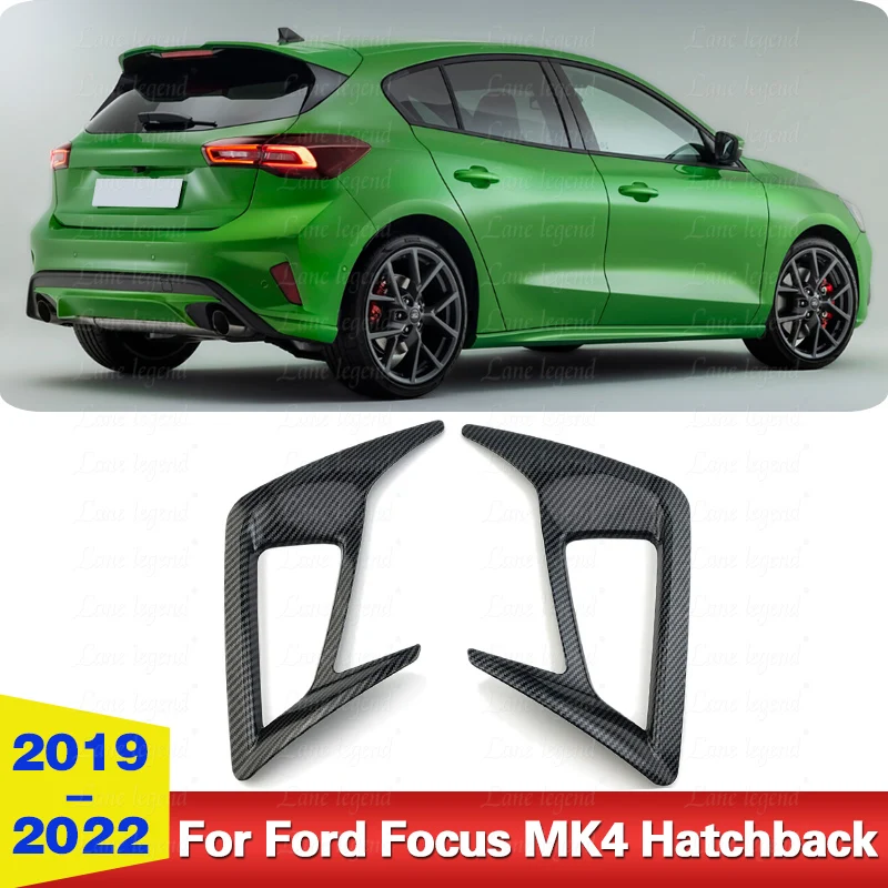 For Ford Focus Hatchback Mk4 ST Line 2019-2022 Rear Foglight frame cover Accessories Rear Fog Lamp trim Cover