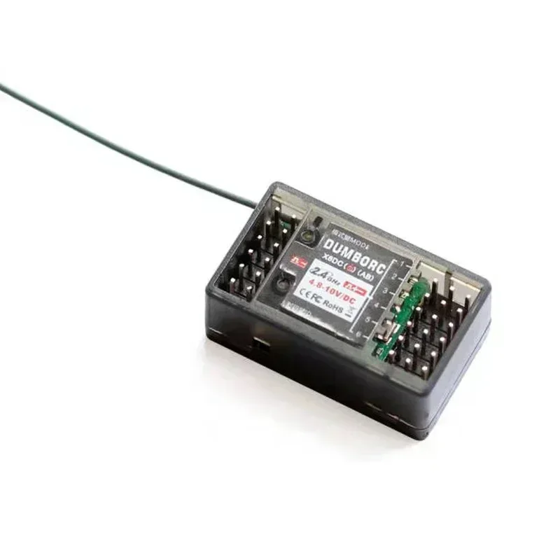 DUMBORC X6F P6F P6FG X6DC X6DCG 6CH 6 Channel Receivers Gyro for X6 X4 Transmitter Remote Controller RC Car Tank Light Control