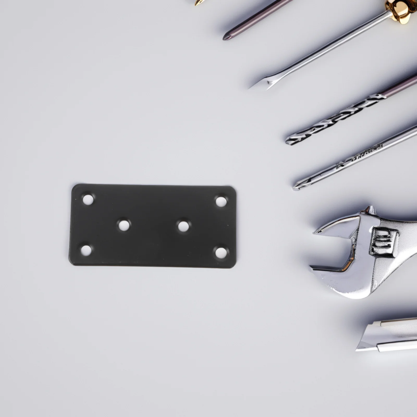 

6Pcs Stainless Steel Flat Mending Plates Heavy Duty Straight Brackets Metal Fixing Joining Plates for Wood Furniture Shelves