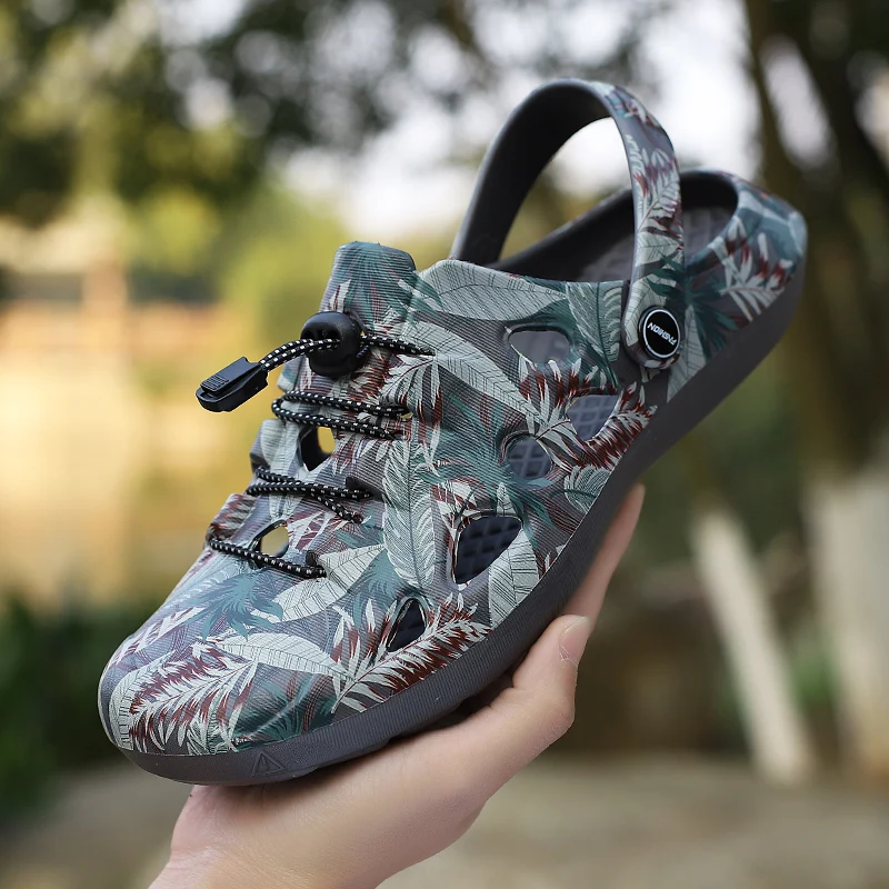 

Men's Summer Outdoor Casual Sandals, Outdoor Non-Slip Closed-Toe Men's Hiking Shoes, Beach Shoes, Sandals, and Slippers