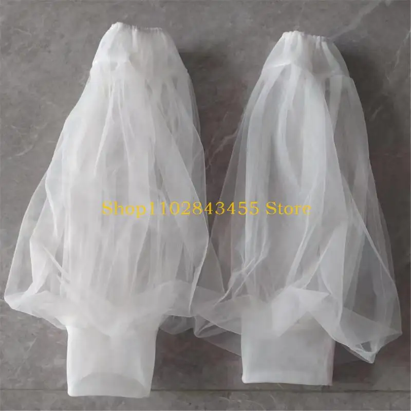Maniche da sposa da 49mc Bishop Bishop Copertina braccio in pizzo elegante per abiti da sposa con polsini elastici regolabili