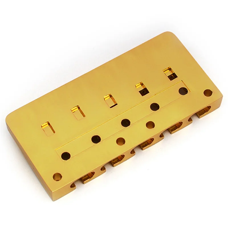 

RTSHE-5-String Bass Bridge Body Bottom Through String Spacing 16.5MM Bass Fixed Bridge