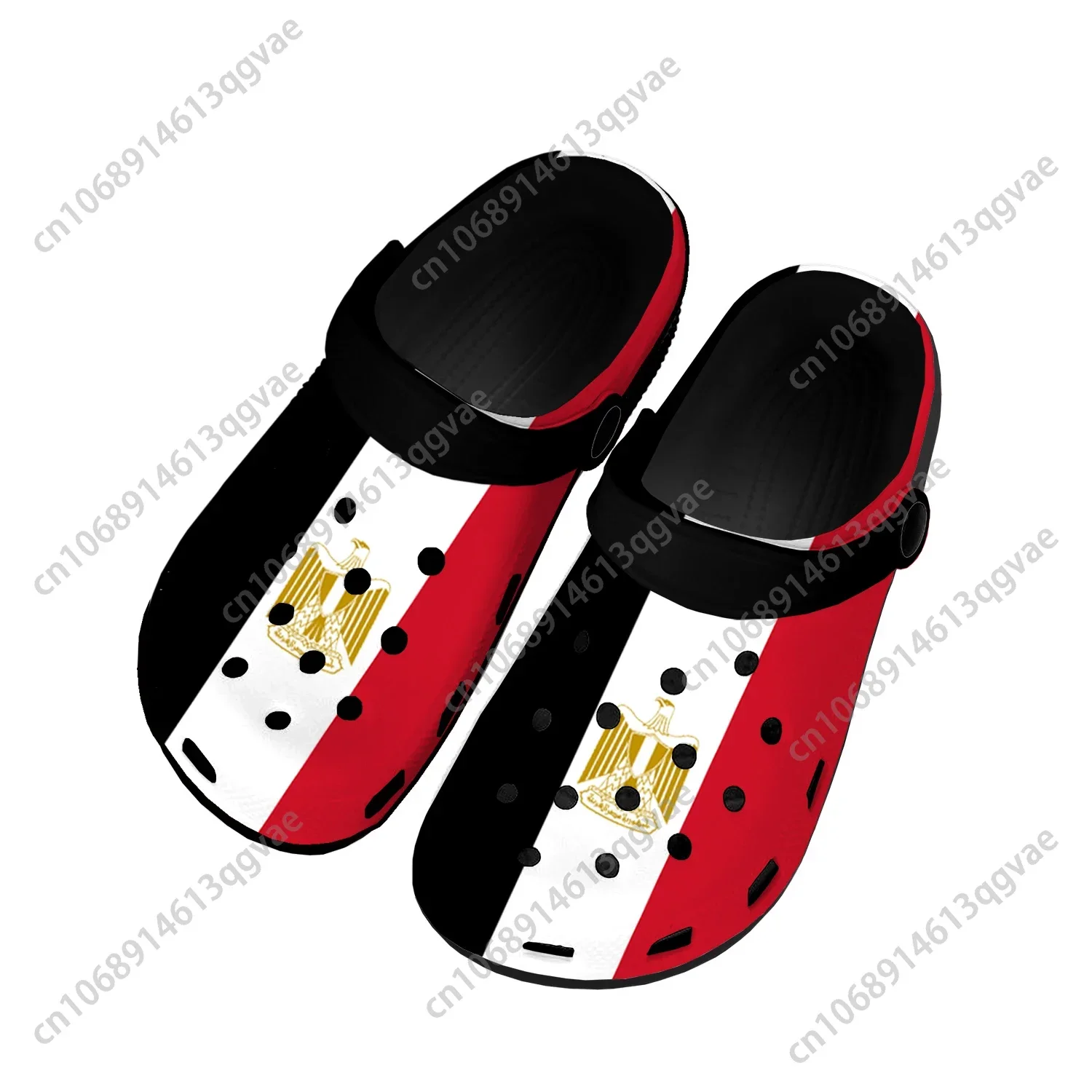 

Egyptian Flag Home Clogs Custom Water Shoes Mens Womens Teenager Egypt Shoe Garden Clog Breathable Beach Hole Slippers