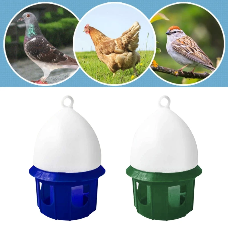 Automatic Bird Waterer Portable Water Feeder with Handle Durable Plastic Drinker 4L 6L 8L 10L Pet Supplies S24 21