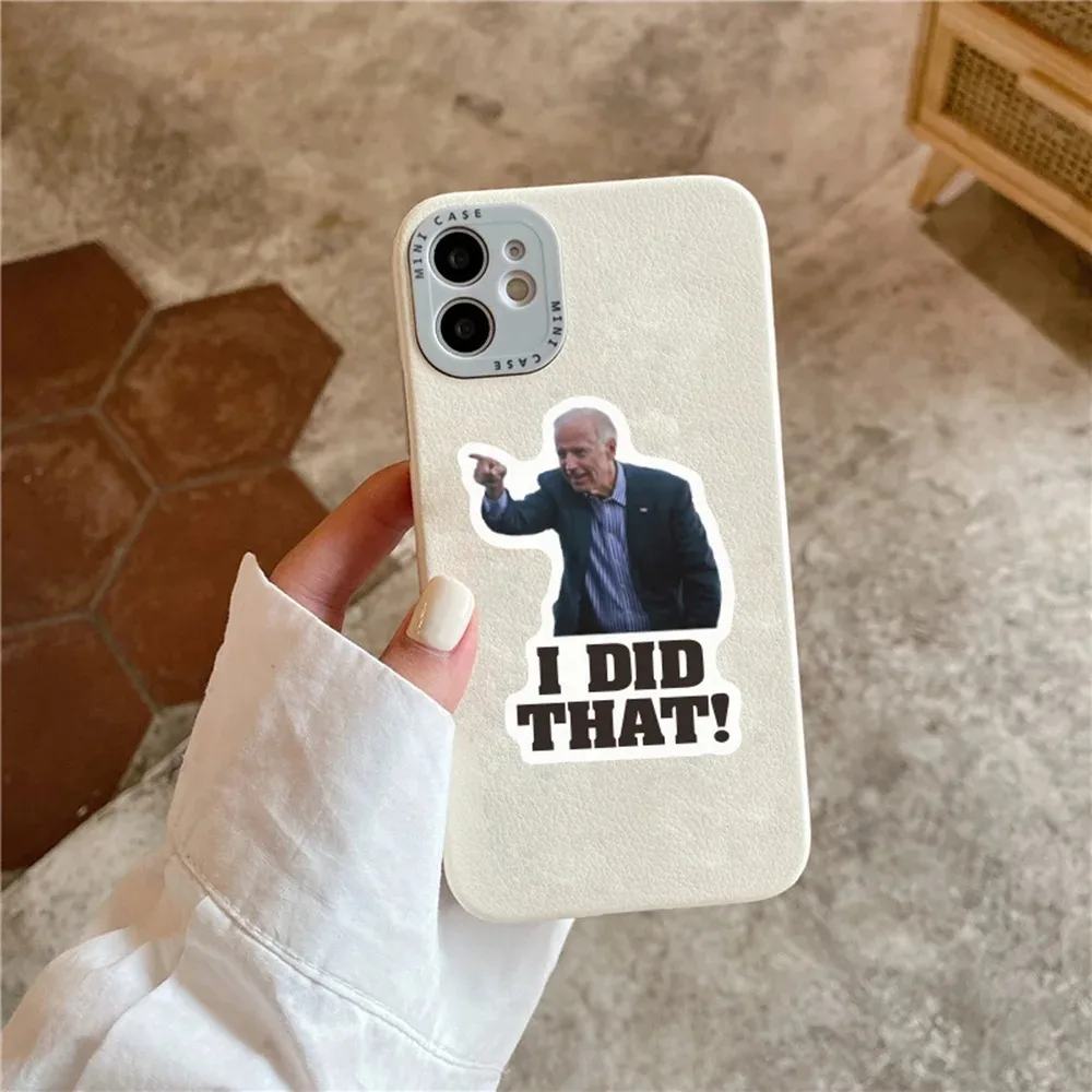 100pcs Joe Biden Funny Stickers I Did That Sticker Decals DIY Laptop Skateboard Car Phone Bike Waterproof Sticker Toy