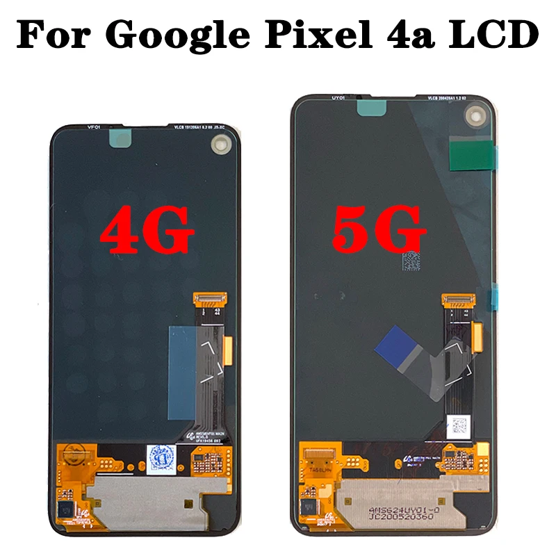 Imagem -04 - Original para Google Pixel 4a 4g Lcd G025j Tela de Toque Digitador Assembléia Substituição para Google Pixel 4a 5g Gd1yq Lcd