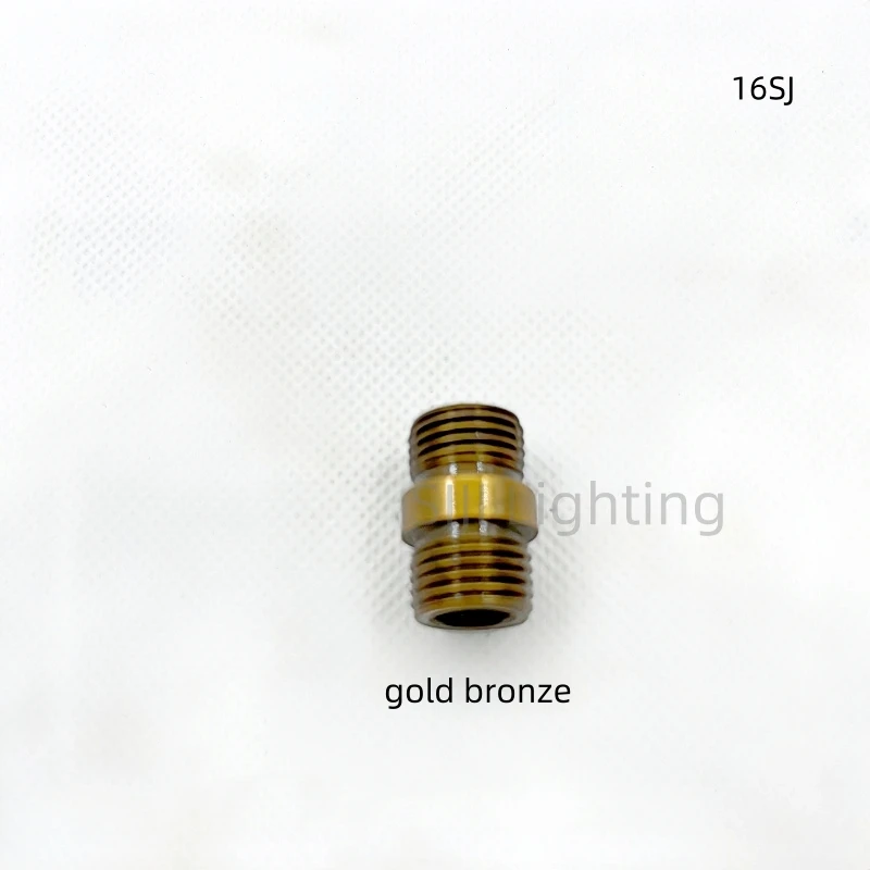 M16 Tooth Tube Adapter M16 Thread Pipe Adapter M16 Both Size Thread Lamp Tooth Tube Adapter Wall Lamp Pendant Lamp Tube Pepe