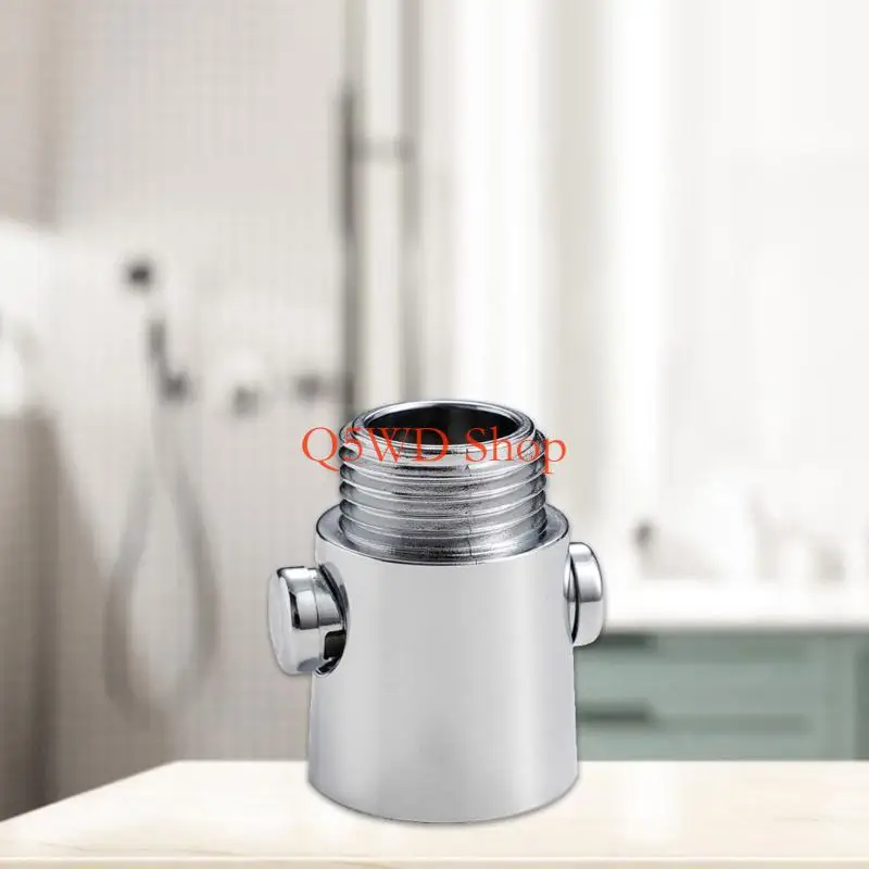 Q5WD Bathroom Shower Junctions Water Flows Control Valves Straight through Shuts-off Valves Bath Water Tap Accessory