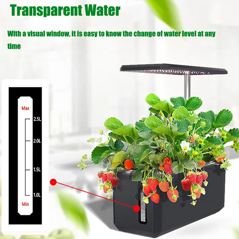 Indoor Gardening Hydroponic Growing Systems LED plant grow lights Non-toxic Soilless Smart Planting Machine Hydroponics for Home