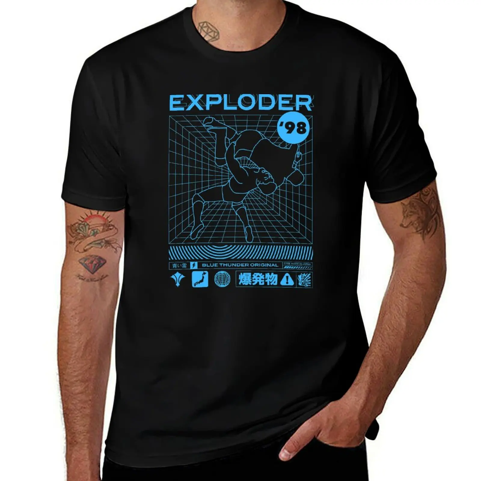 Exploder 98 T-Shirt Fashion Letter Print T-Shirt