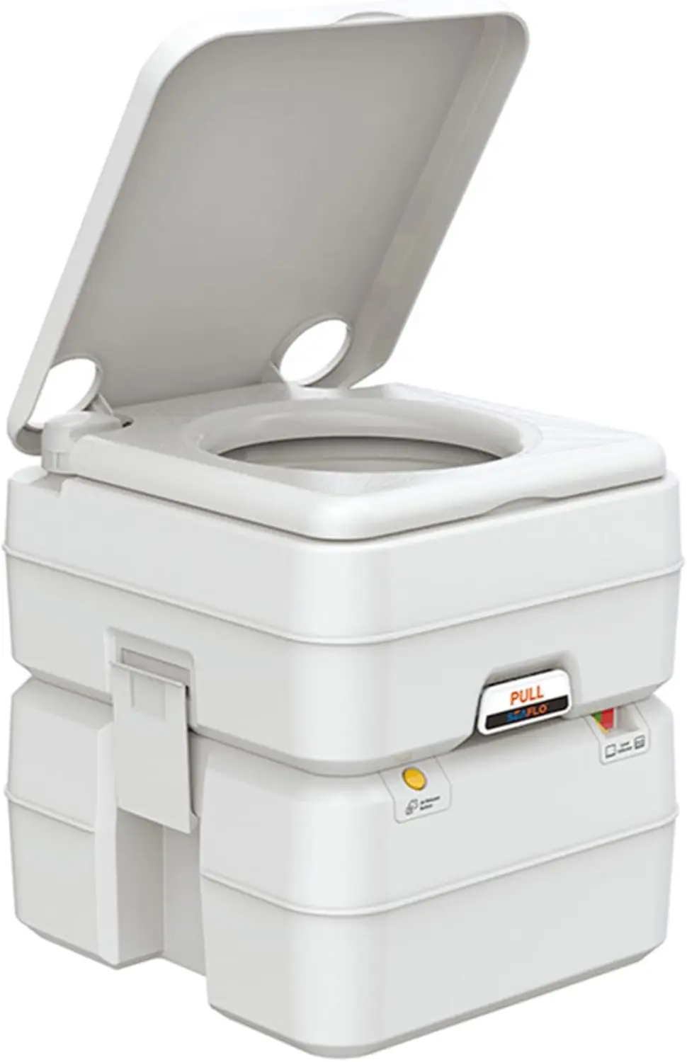 

Портативный туалет для автодомов, лодок, кемпинга - 5,3 галлона, многофункциональный и простой в использовании