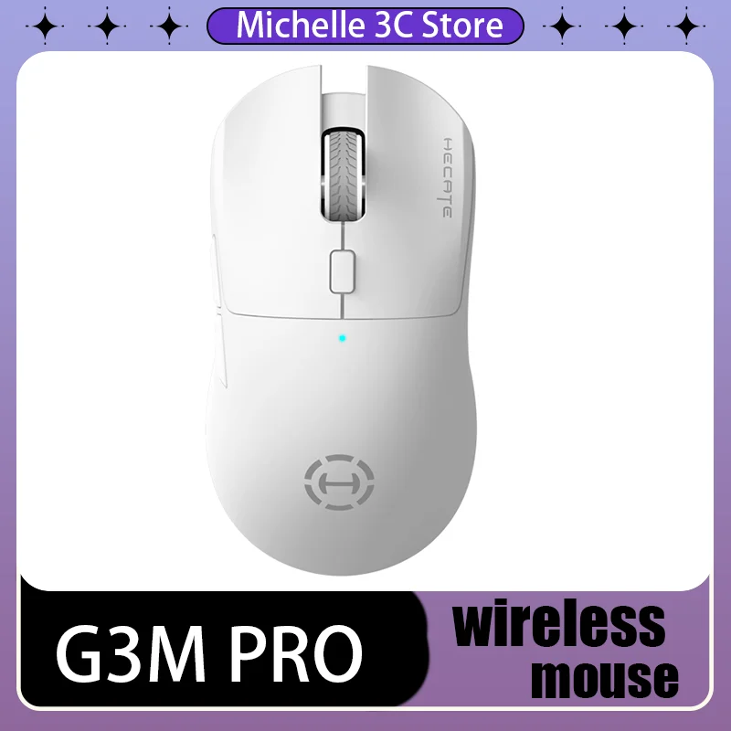 G3M PRO Wireless Mouse Bluetooth Three Mode Esports Silent Game Office Photoelectric Self-charging 26000DPI3395PAW